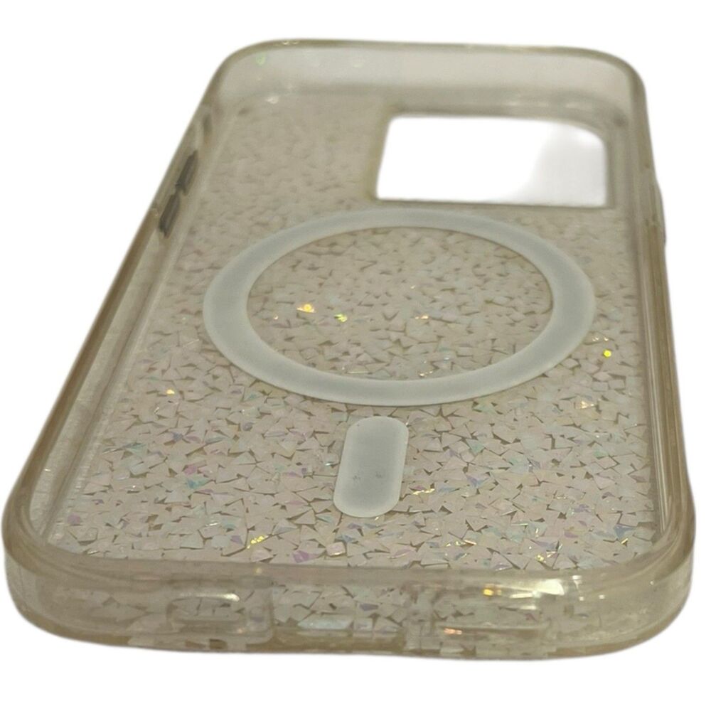 iPhone 14 Pro Max Case Mate Glitter MagSafe Clear Sparkle Y2K Style Cover Case - Picture 6 of 9